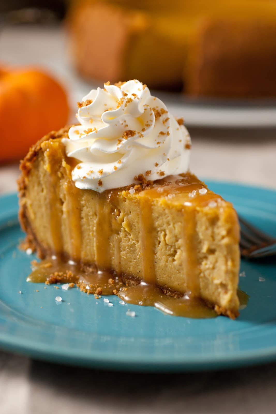 Gourmet Taste, Simple Steps: Salted Caramel Pumpkin Cheesecakes